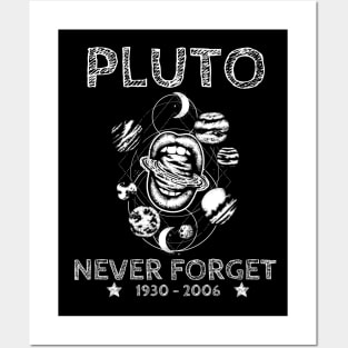 Never Forget Pluto Posters and Art